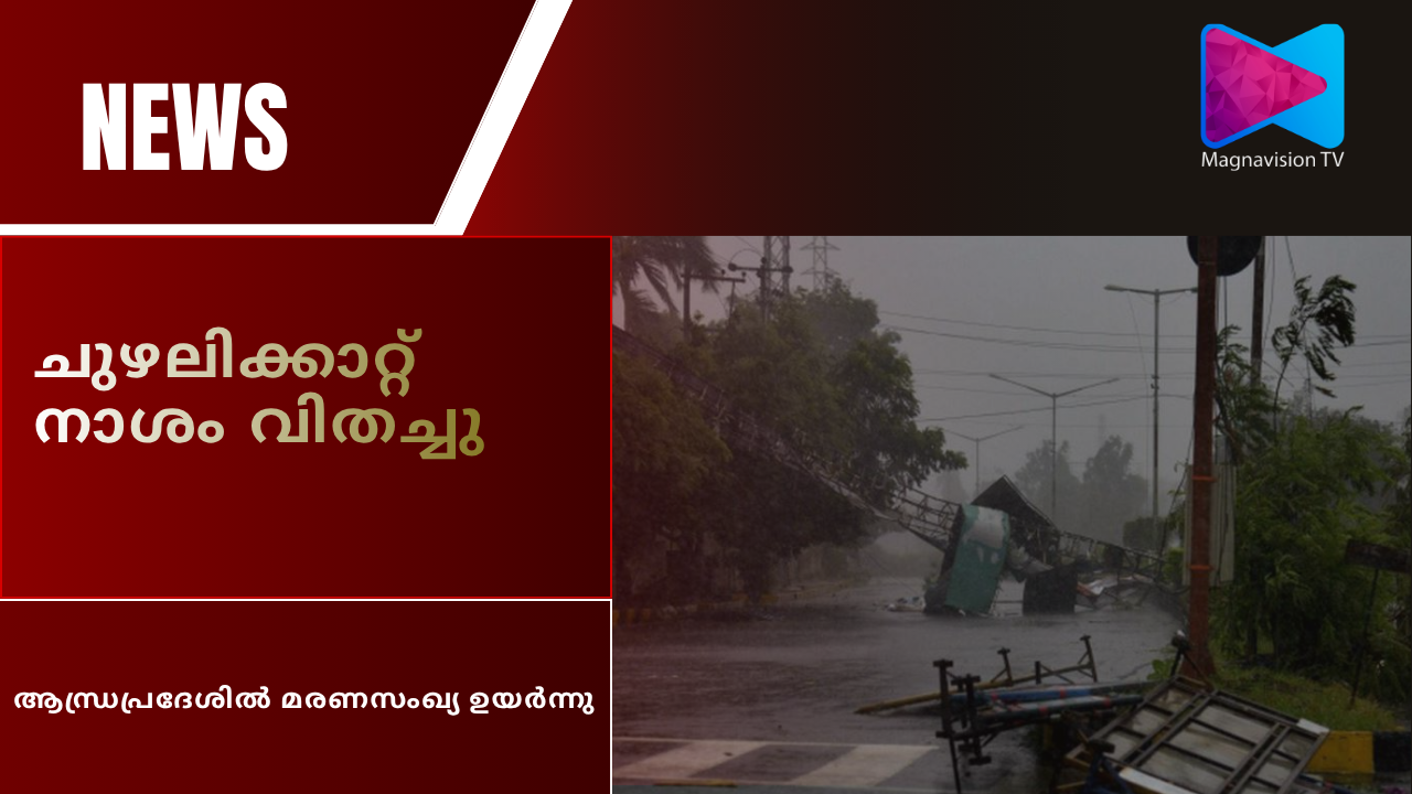 Cyclone Arnab damages along the Andhra Pradesh coast